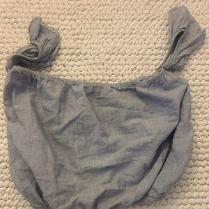 Brandy off the shoulder shirt